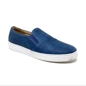 Vionic Splendid MIDI SNAKE SLIP-ON SNEAKER blue